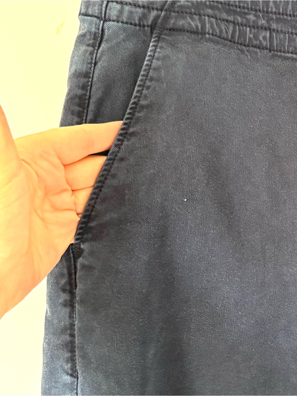 PAIGE Reid jogger pant in vintage navy seascape Sz 6 - Picture 5 of 15